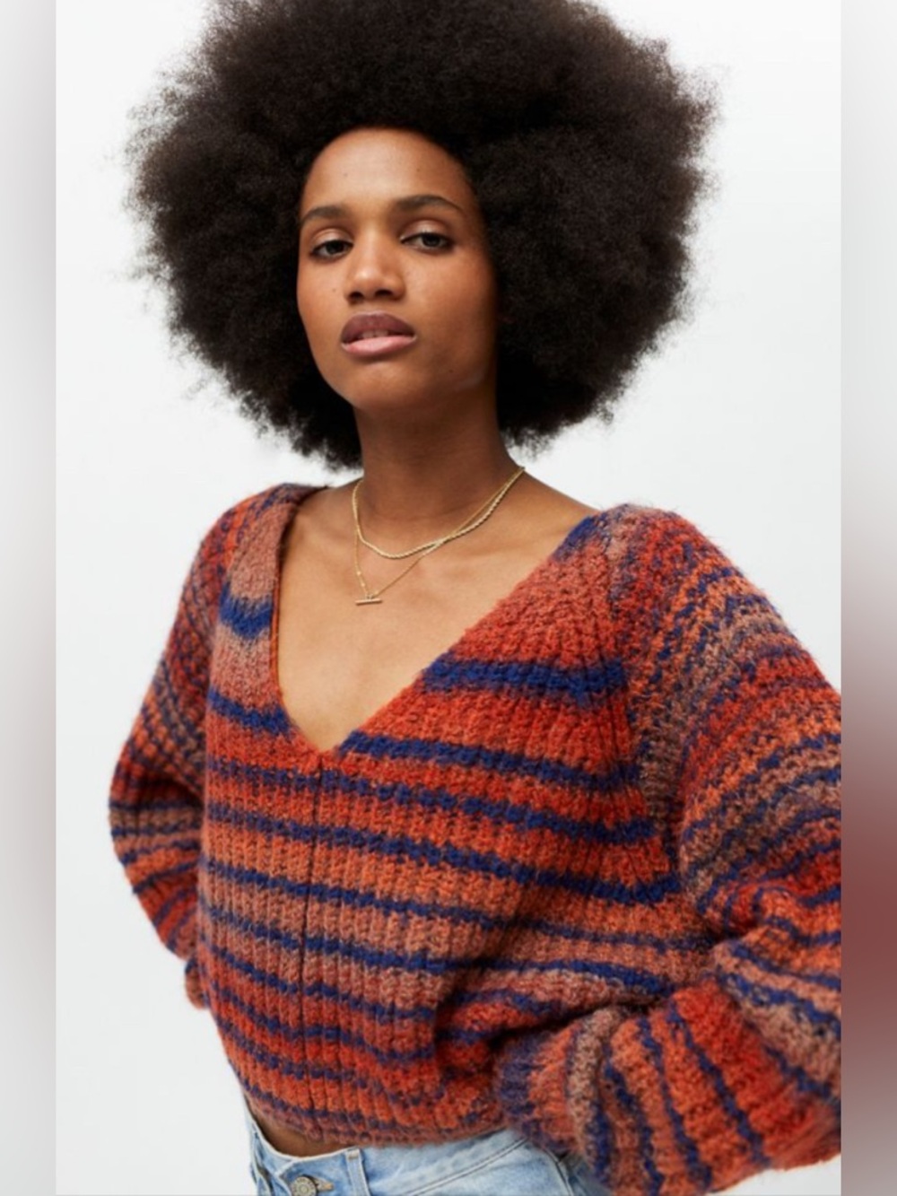 UO Levy V-Neck Sweater
